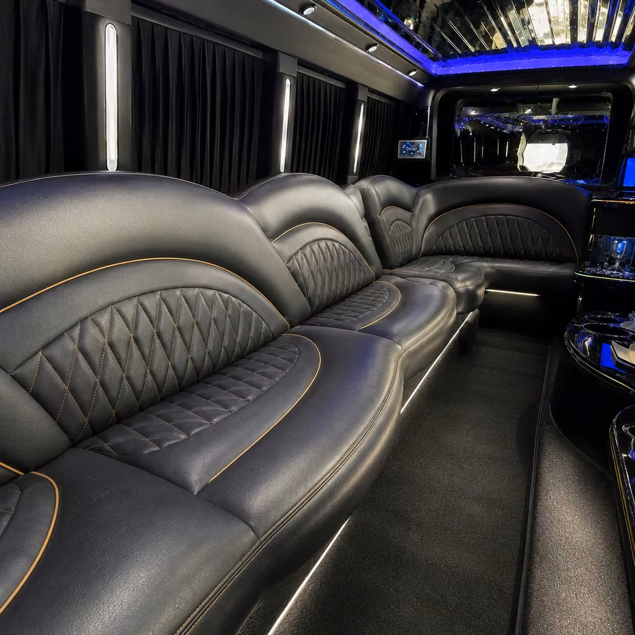 st petersburg limo interior
